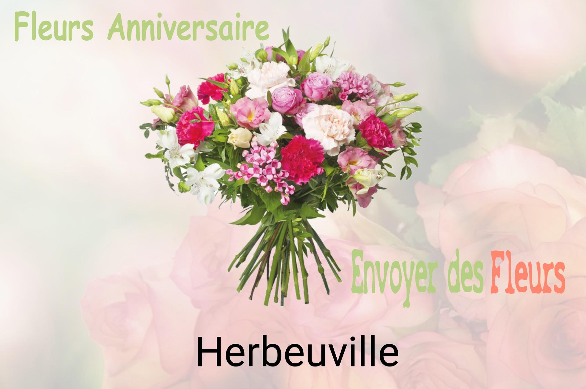 Bouquet de fleurs d’anniversaire livré à Herbeuville