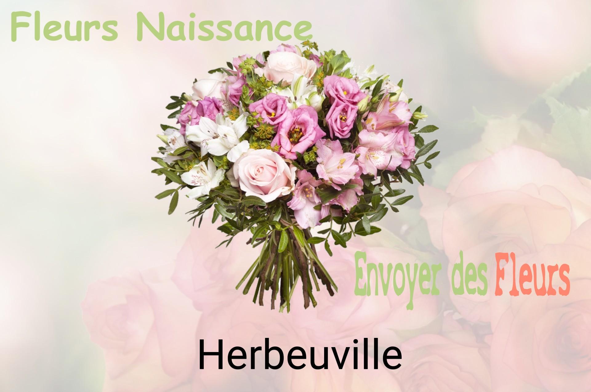 Bouquet de fleurs de naissance livré à Herbeuville